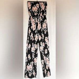 Beau Tissu strapless jumpsuit